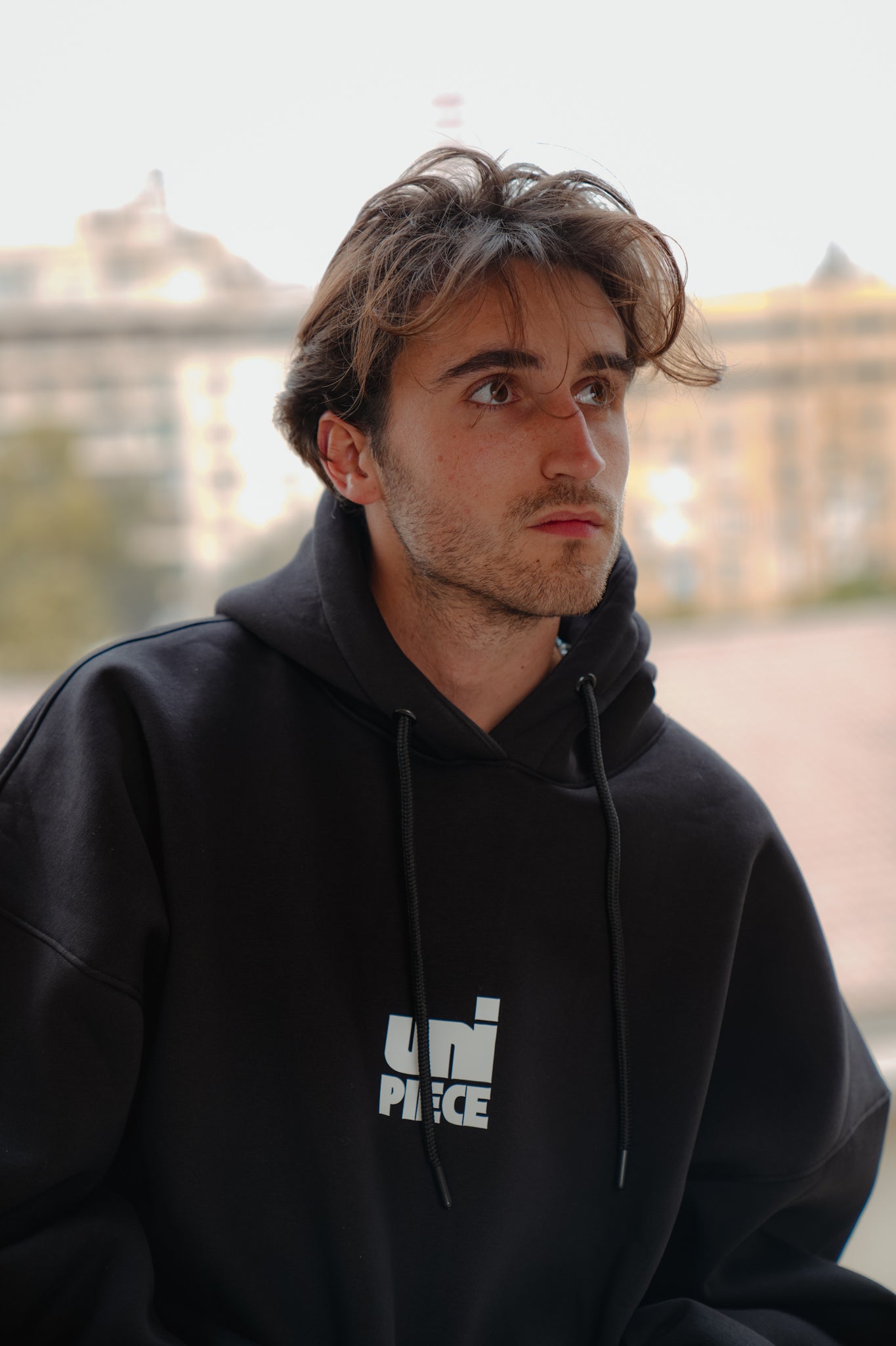 Unipiece Black Hoodie