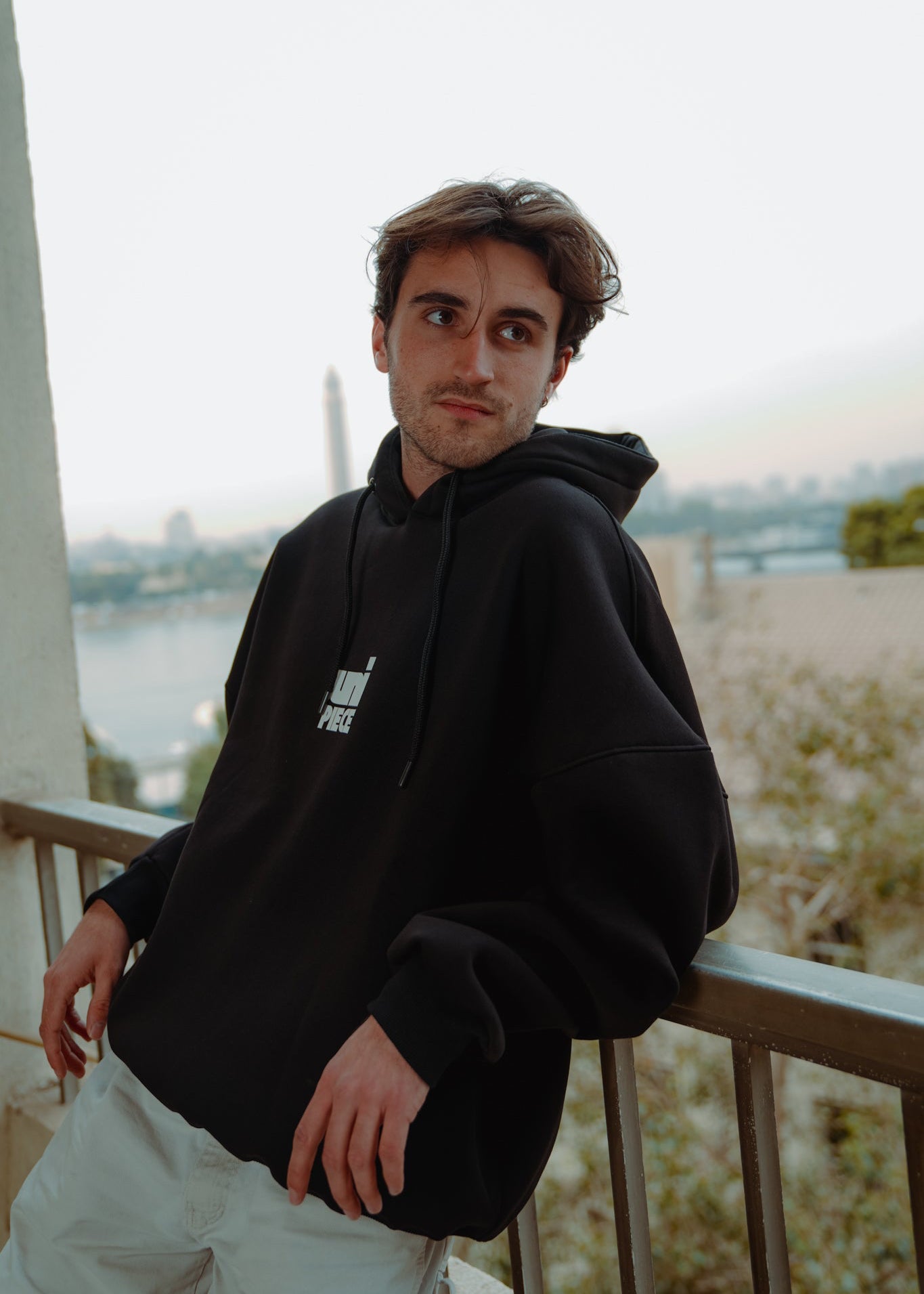 Unipiece Black Hoodie