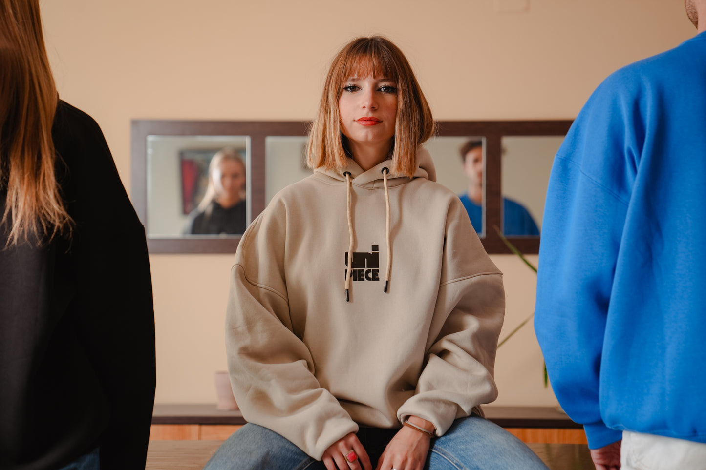 Unipiece Beige Hoodie