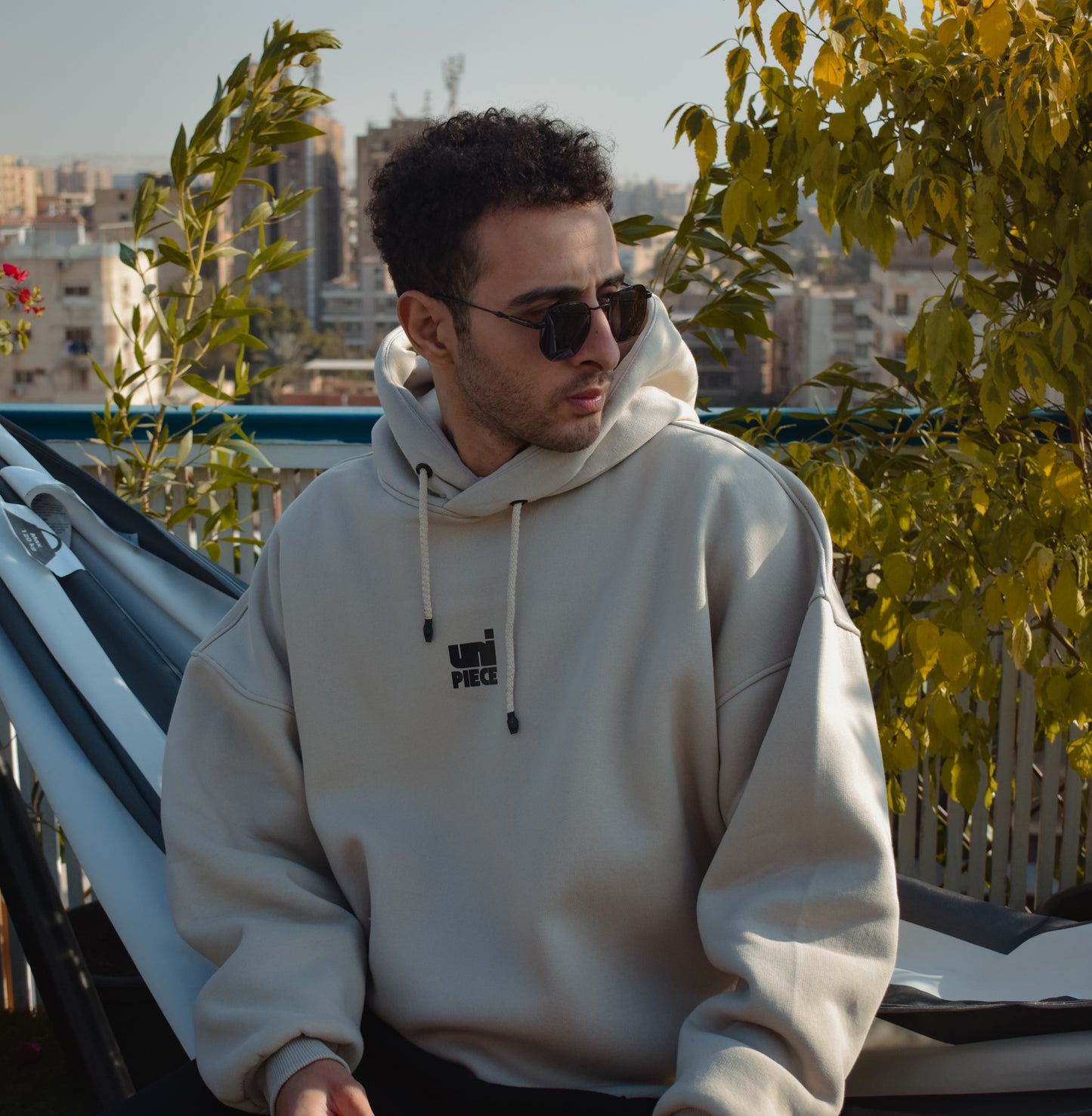 Unipiece Beige Hoodie