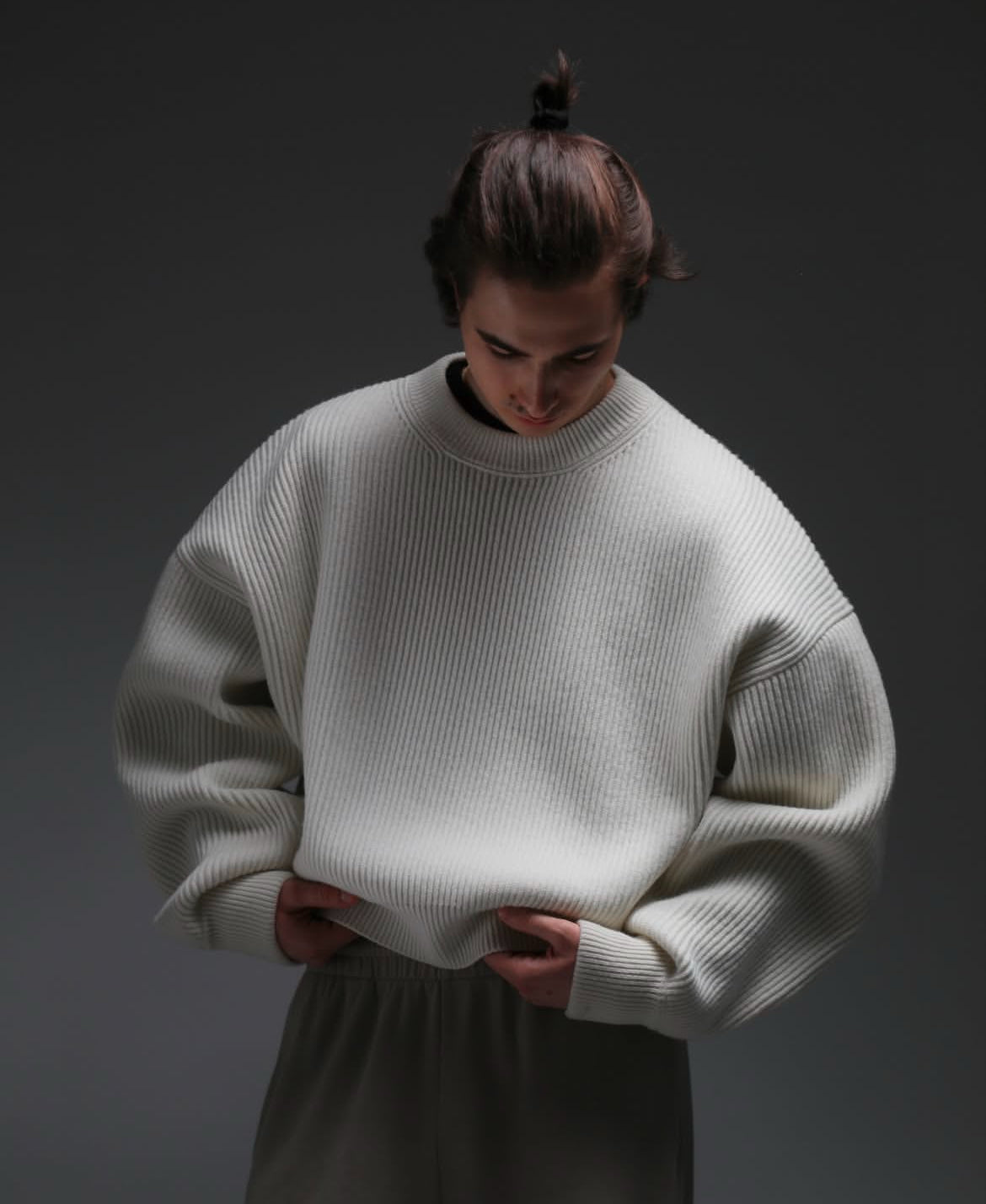 Unipiece White Sweater