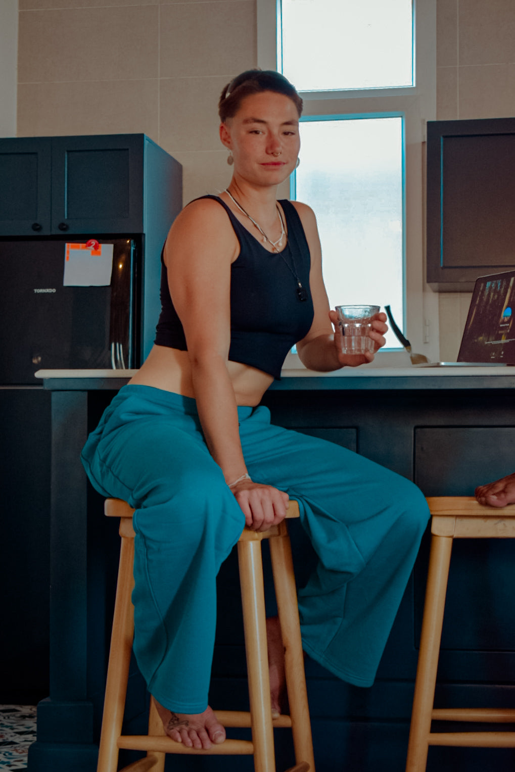 Premium Teal Blue Pants