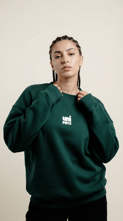 Unipiece Green Crewneck Sweatshirt