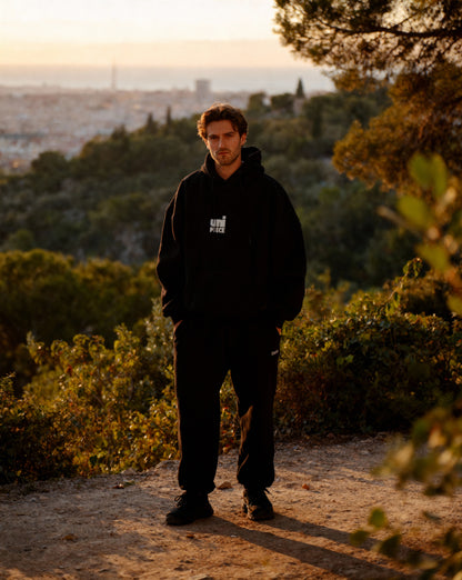 Unipiece Black Hoodie