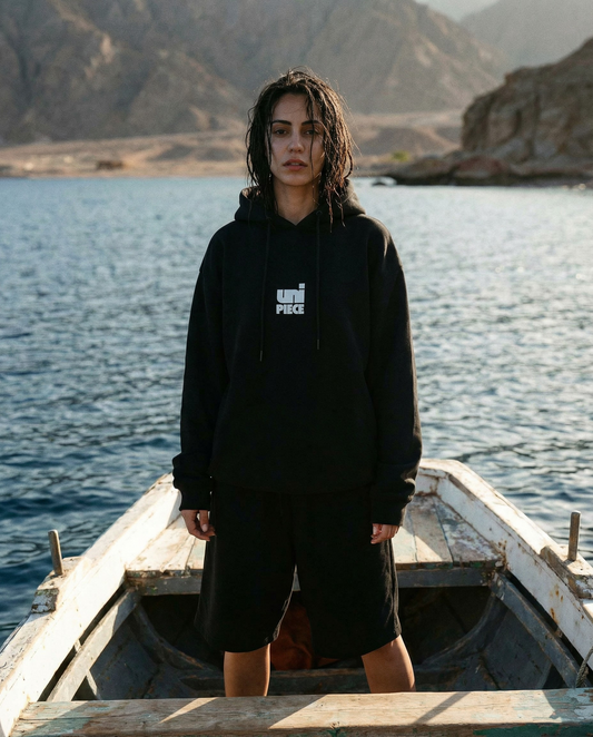 Unipiece Black Hoodie