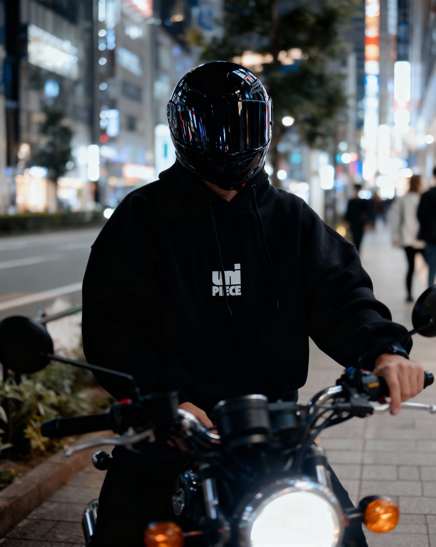 Unipiece Black Hoodie